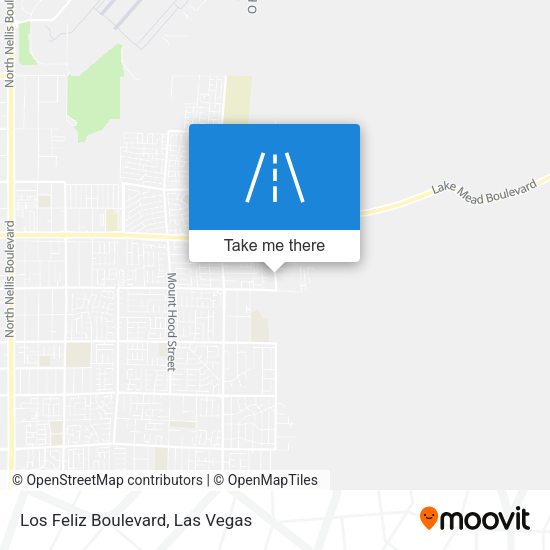 Los Feliz Boulevard map