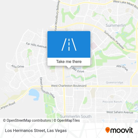 Los Hermanos Street map