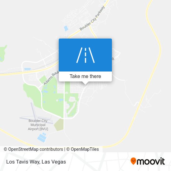 Mapa de Los Tavis Way