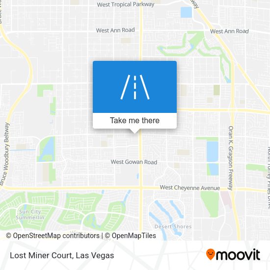 Mapa de Lost Miner Court