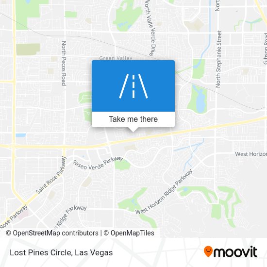 Lost Pines Circle map