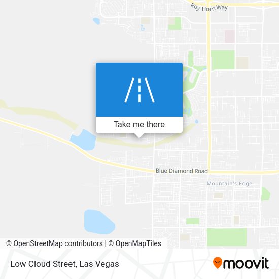 Low Cloud Street map