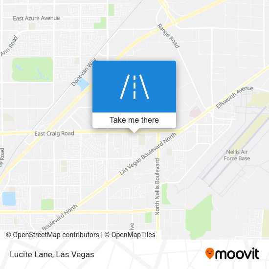 Mapa de Lucite Lane