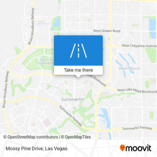 Mossy Pine Drive map