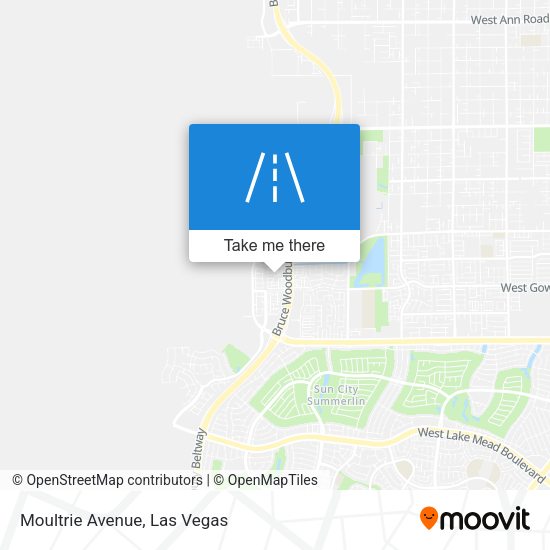 Mapa de Moultrie Avenue