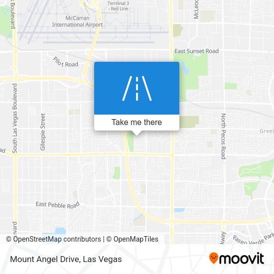 Mapa de Mount Angel Drive