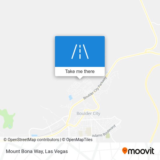 Mapa de Mount Bona Way