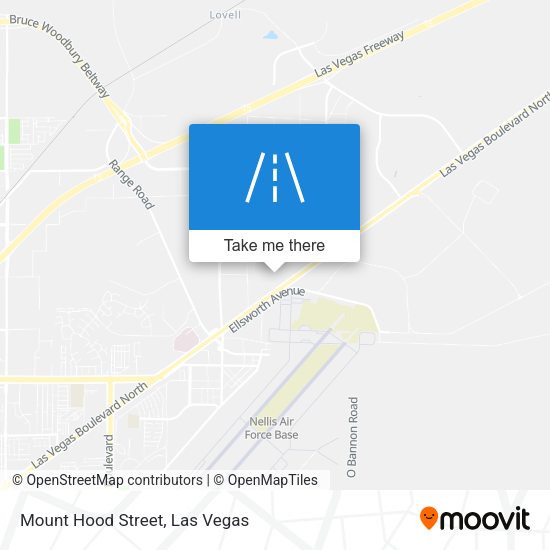 Mapa de Mount Hood Street