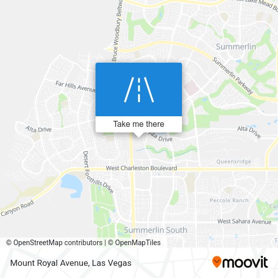 Mount Royal Avenue map