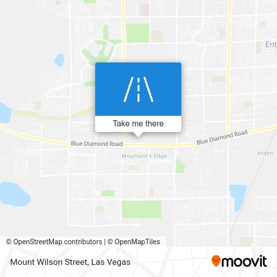 Mapa de Mount Wilson Street