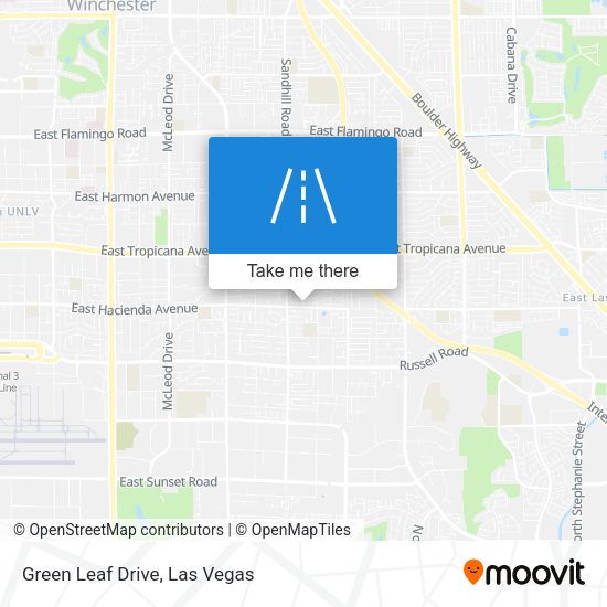 Green Leaf Drive map