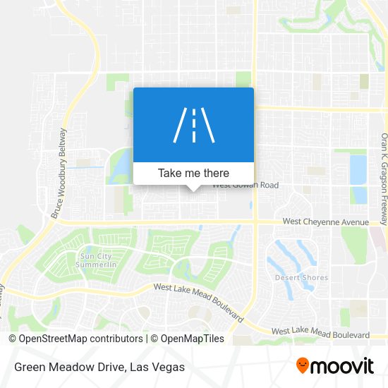 Mapa de Green Meadow Drive