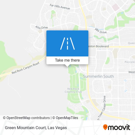 Green Mountain Court map
