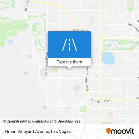 Mapa de Green Vineyard Avenue