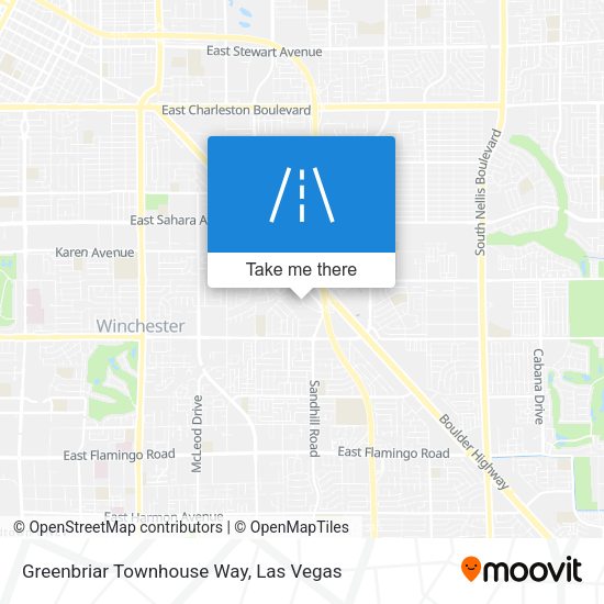 Greenbriar Townhouse Way map