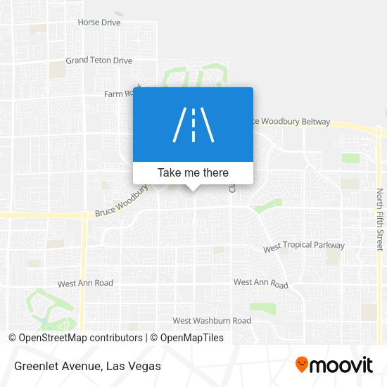 Mapa de Greenlet Avenue