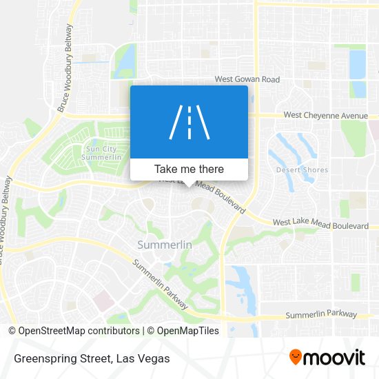 Greenspring Street map