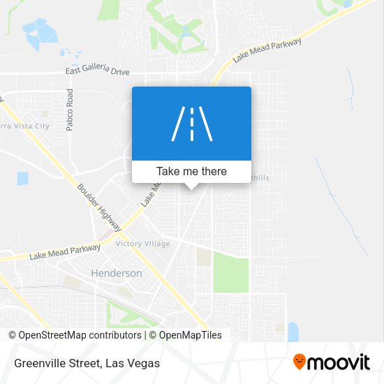 Greenville Street map