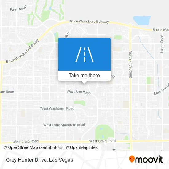 Grey Hunter Drive map