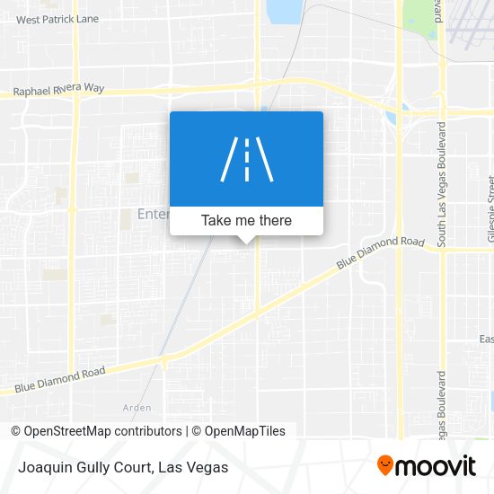 Joaquin Gully Court map