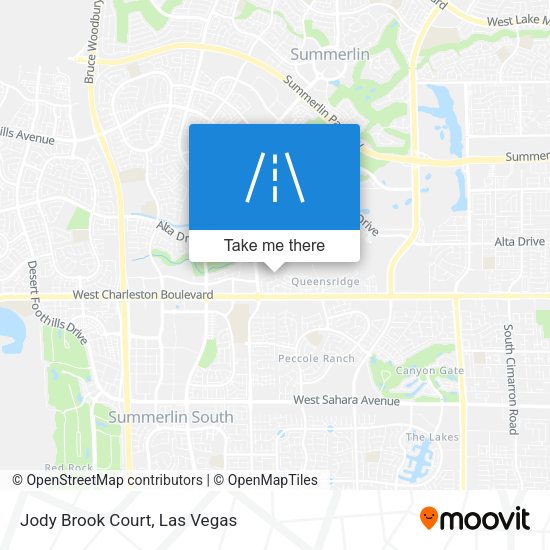 Jody Brook Court map