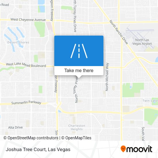 Joshua Tree Court map