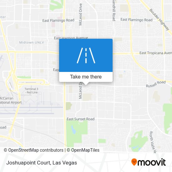 Mapa de Joshuapoint Court