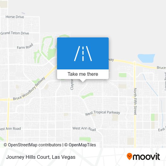 Journey Hills Court map
