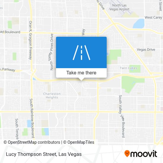 Mapa de Lucy Thompson Street