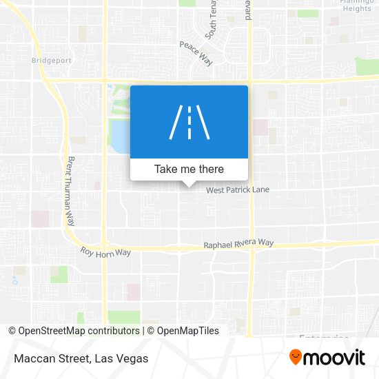 Mapa de Maccan Street