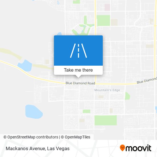 Mackanos Avenue map