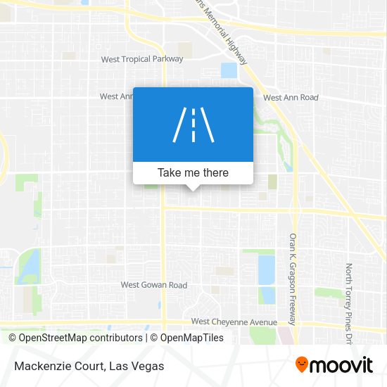 Mapa de Mackenzie Court
