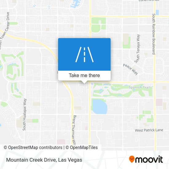 Mountain Creek Drive map