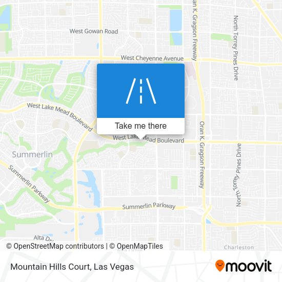 Mapa de Mountain Hills Court