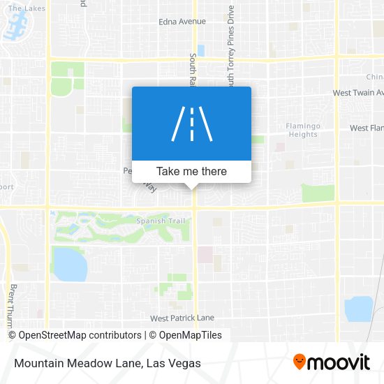 Mountain Meadow Lane map