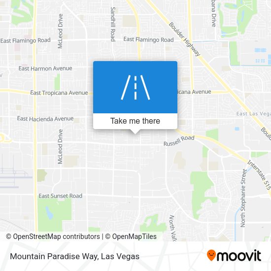 Mapa de Mountain Paradise Way