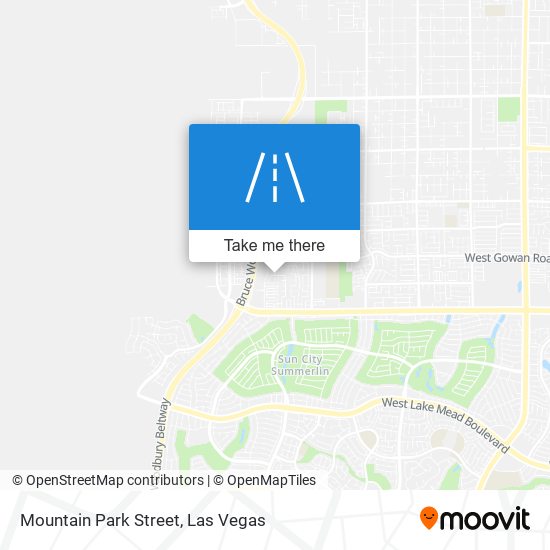 Mountain Park Street map