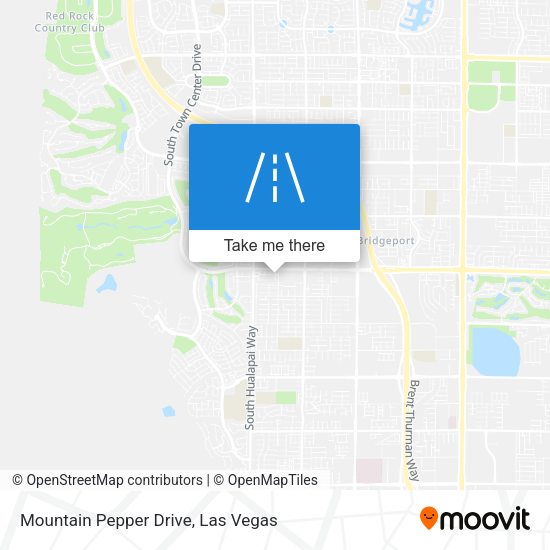Mountain Pepper Drive map