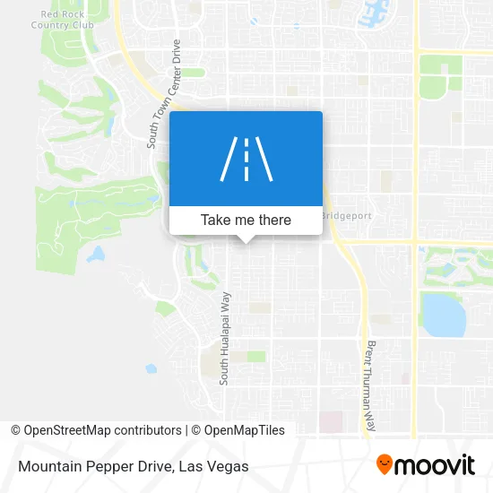 Mountain Pepper Drive map