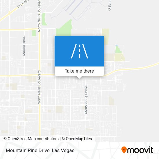 Mountain Pine Drive map