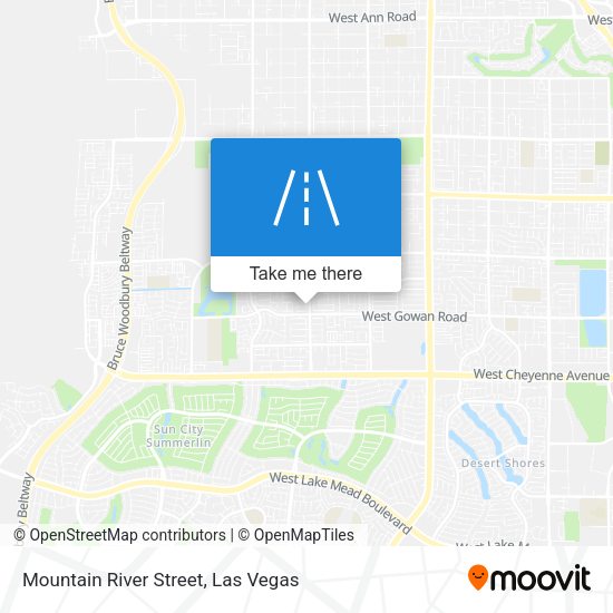 Mapa de Mountain River Street
