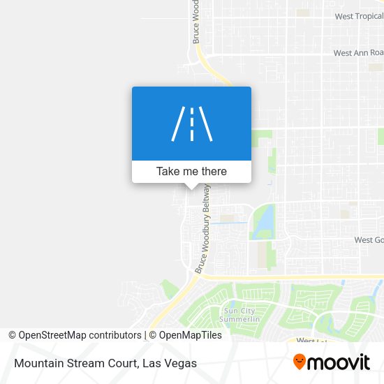 Mountain Stream Court map