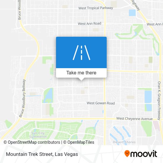 Mountain Trek Street map
