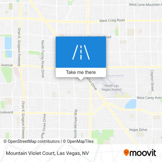 Mountain Violet Court map