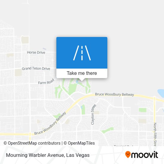 Mourning Warbler Avenue map