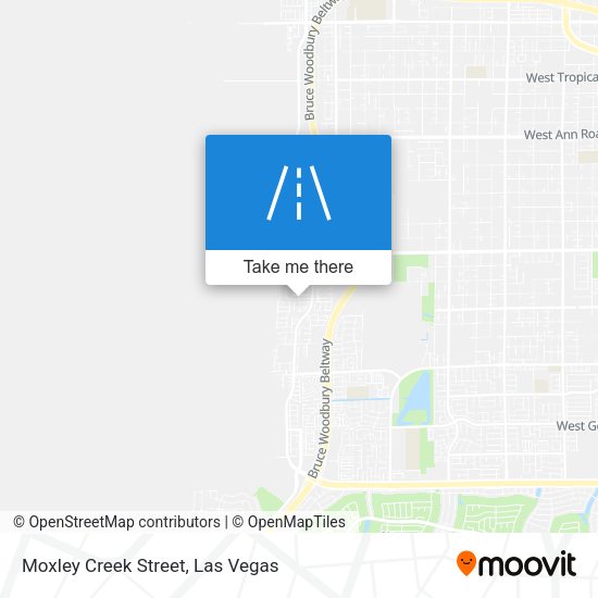 Mapa de Moxley Creek Street
