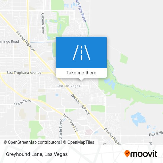 Mapa de Greyhound Lane