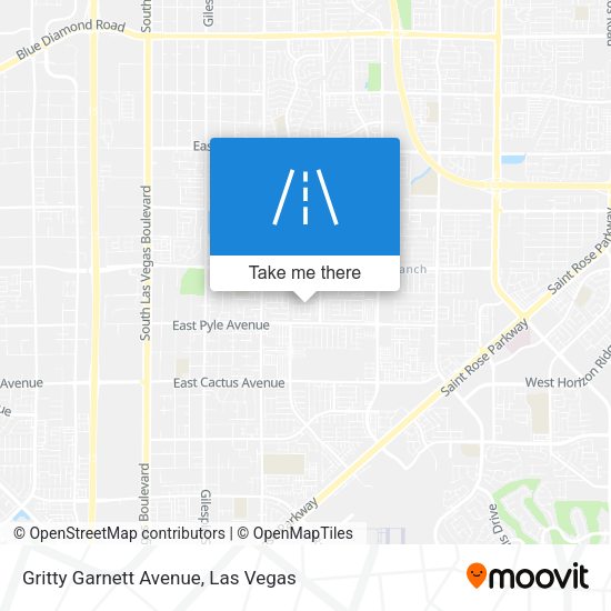 Gritty Garnett Avenue map