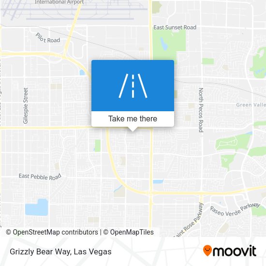 Grizzly Bear Way map