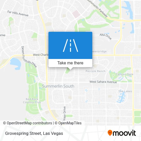 Grovespring Street map